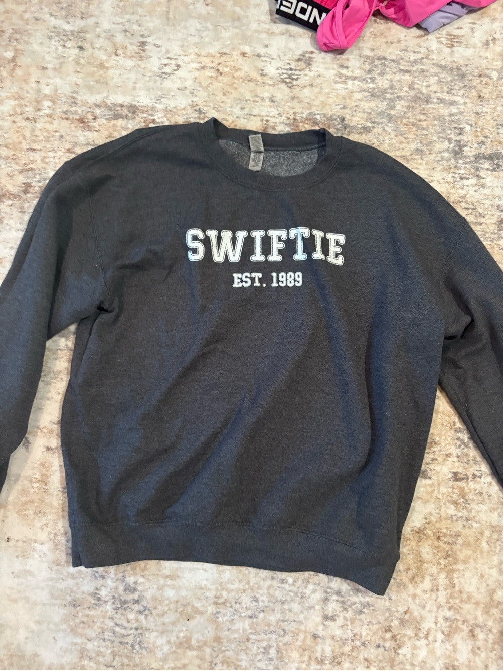 Swiftie EST. 1989 Dark Gray Crewneck Sweatshirt
